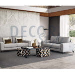 sofá ames 2 3 lugares confortável de qualidade moderno elegante bege cinza preto