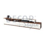 base tv curve 11 elegante moderna minimalista madeira branco